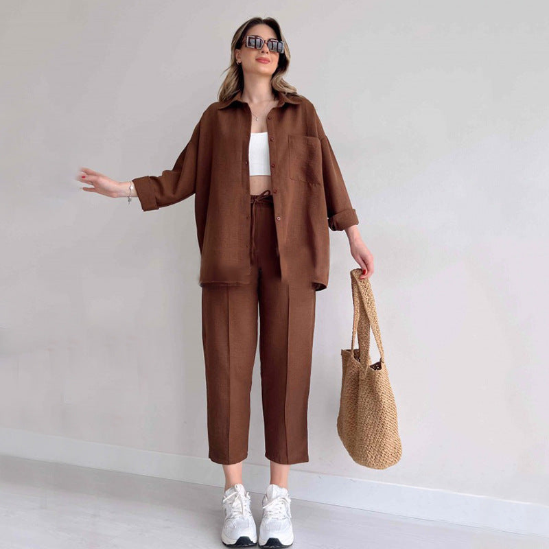 Carla - Linen Matching Set