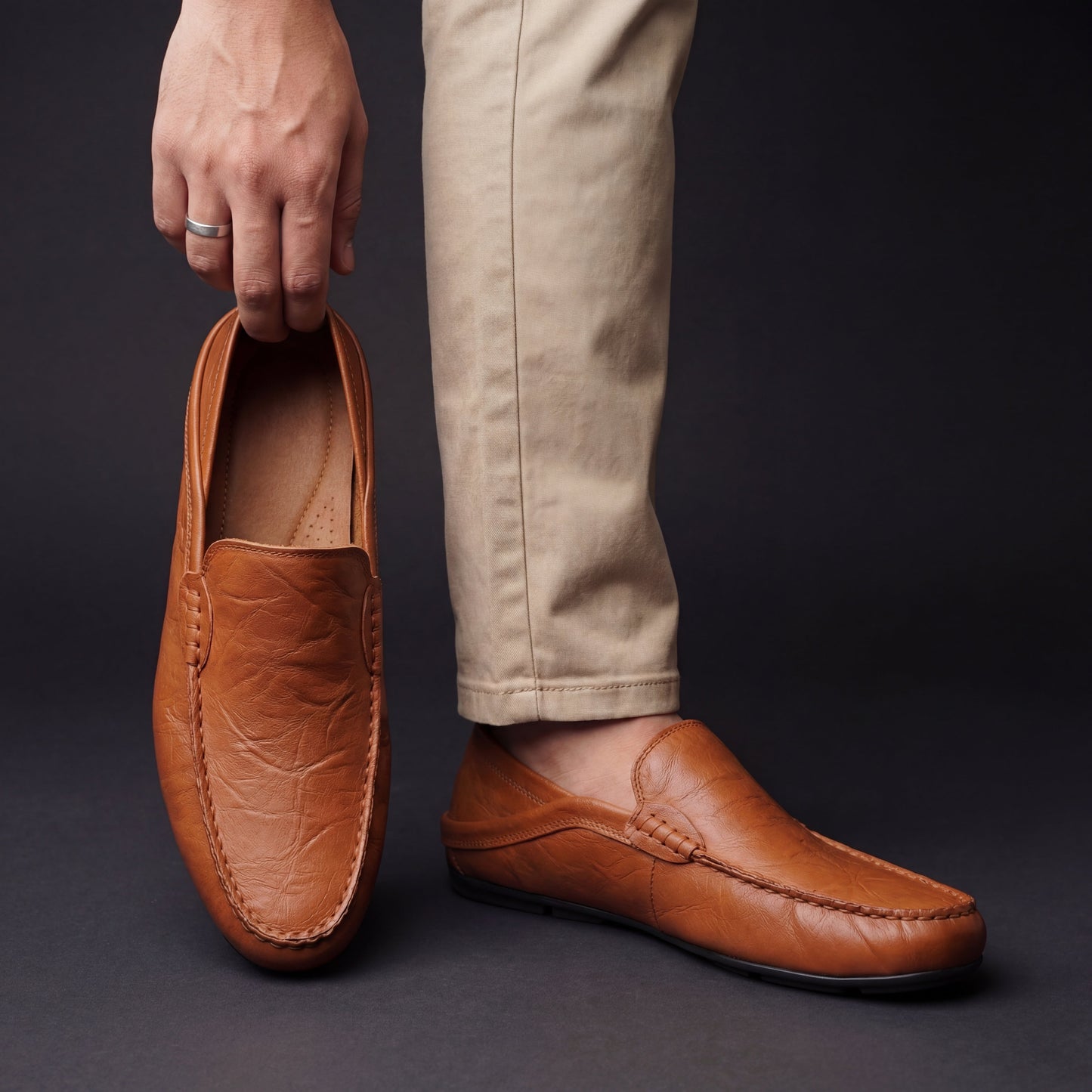 Floyd - Leather Slip-On Loafers