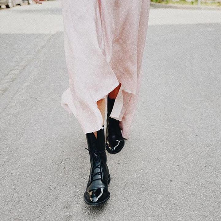 Harper - High Collar Boots