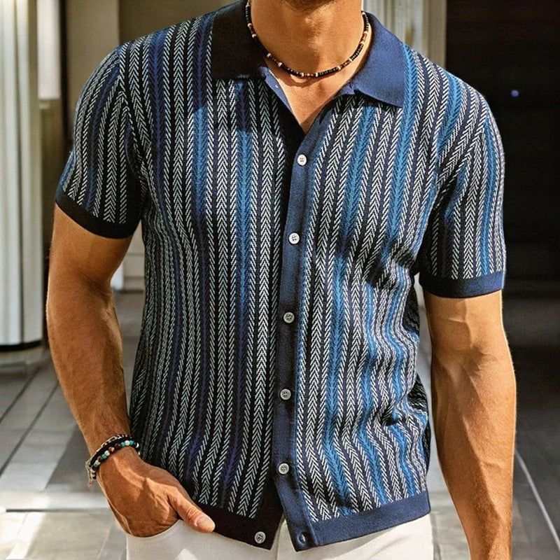 Royce - Organic Cotton-Blend Herringbone Shirt