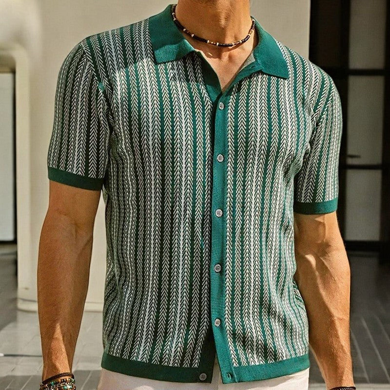 Royce - Organic Cotton-Blend Herringbone Shirt