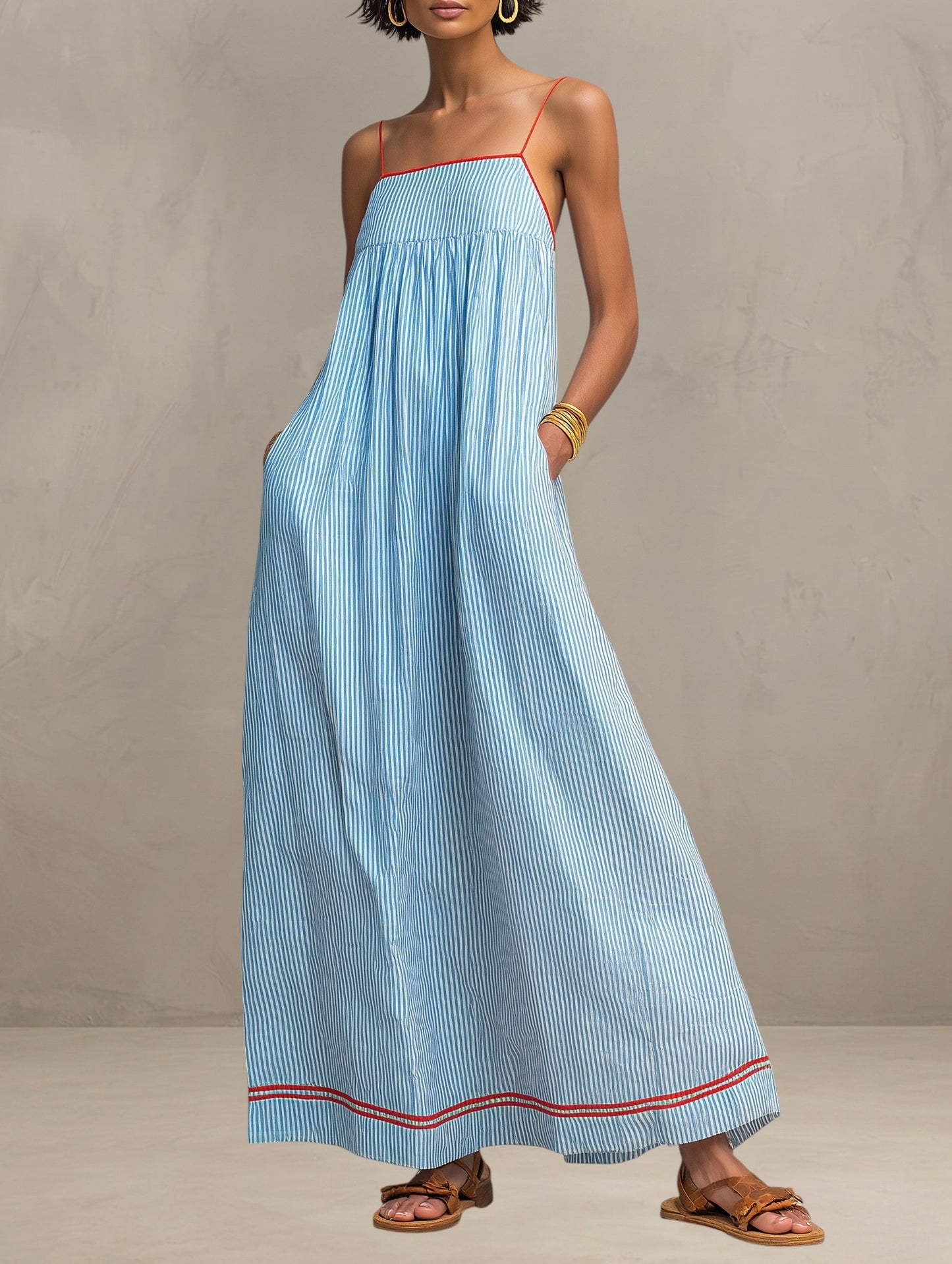 Solenne - Breezy Summer Maxi Dress