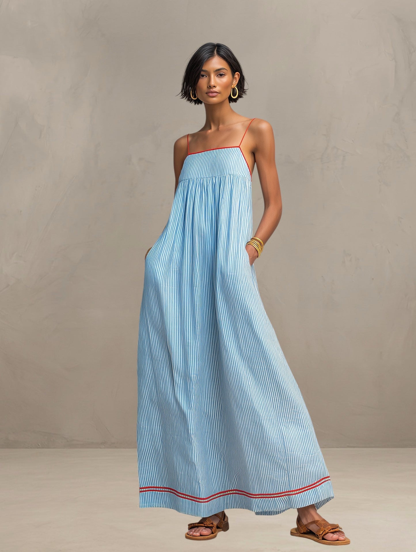 Solenne - Breezy Summer Maxi Dress