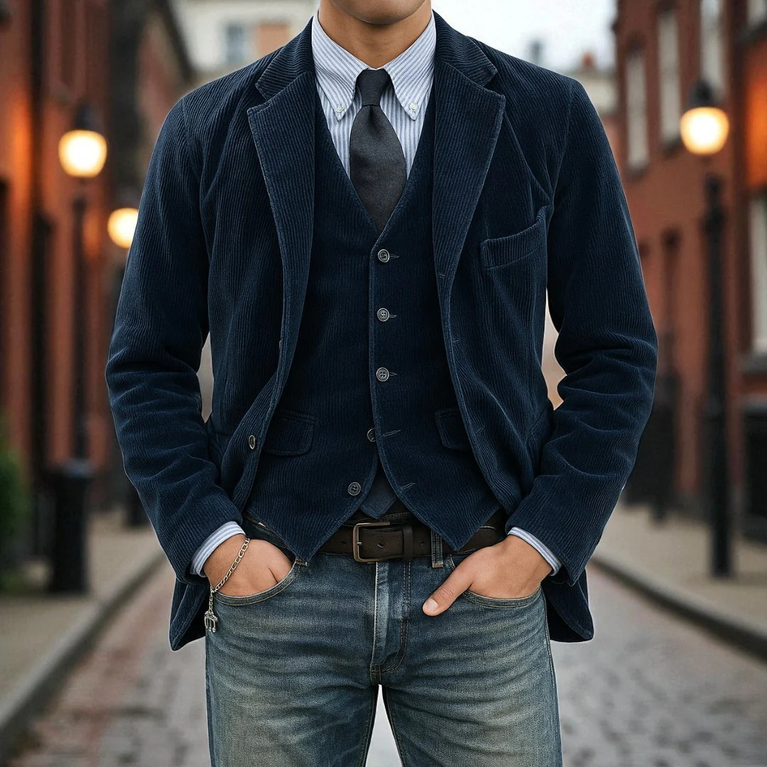 Modesto - Corduroy Blazer and Waistcoat