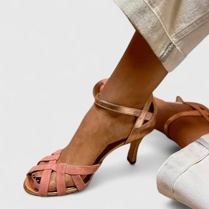 Delphia - Braided Open-Toe Heels