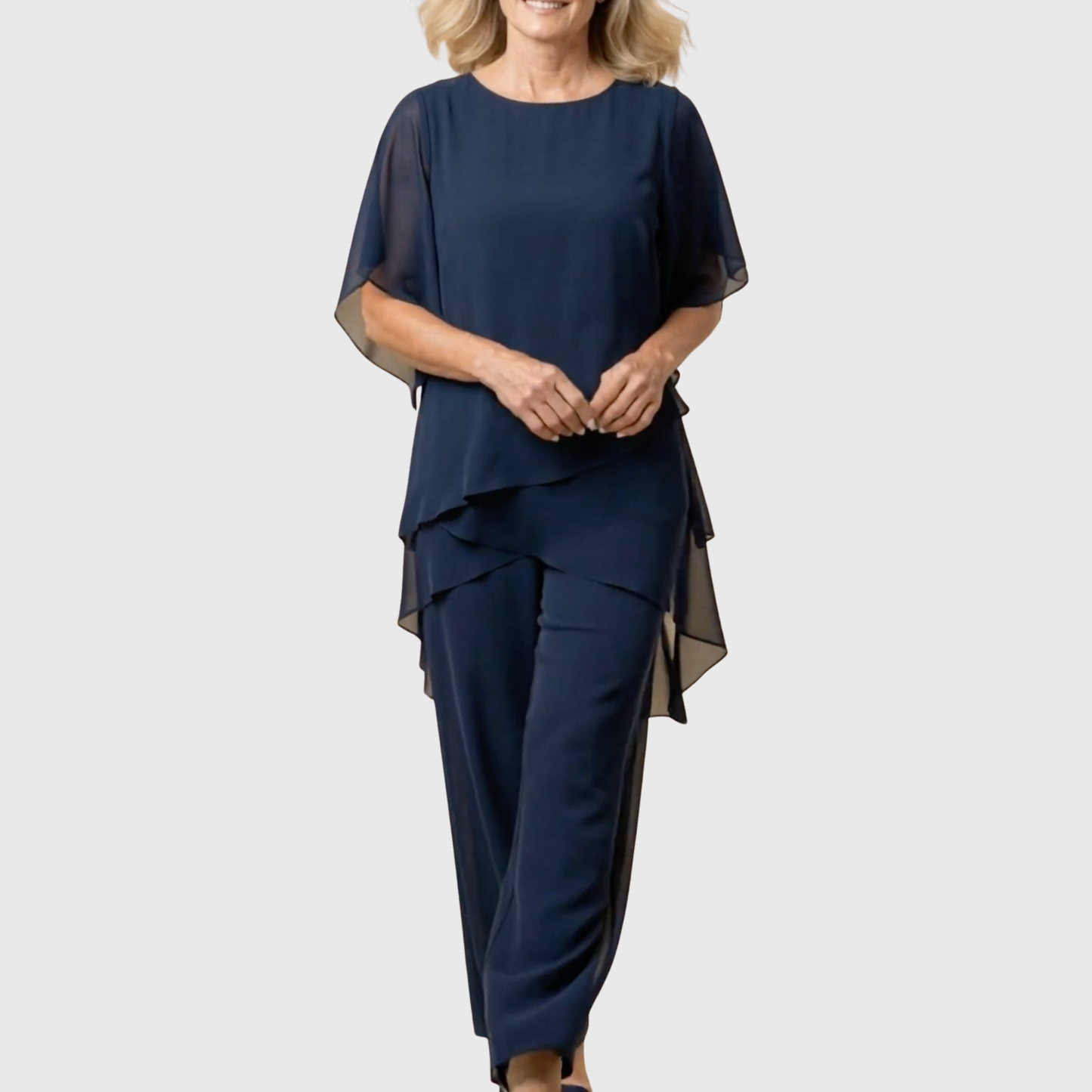 Ondara - High-Draped Palazzo Set