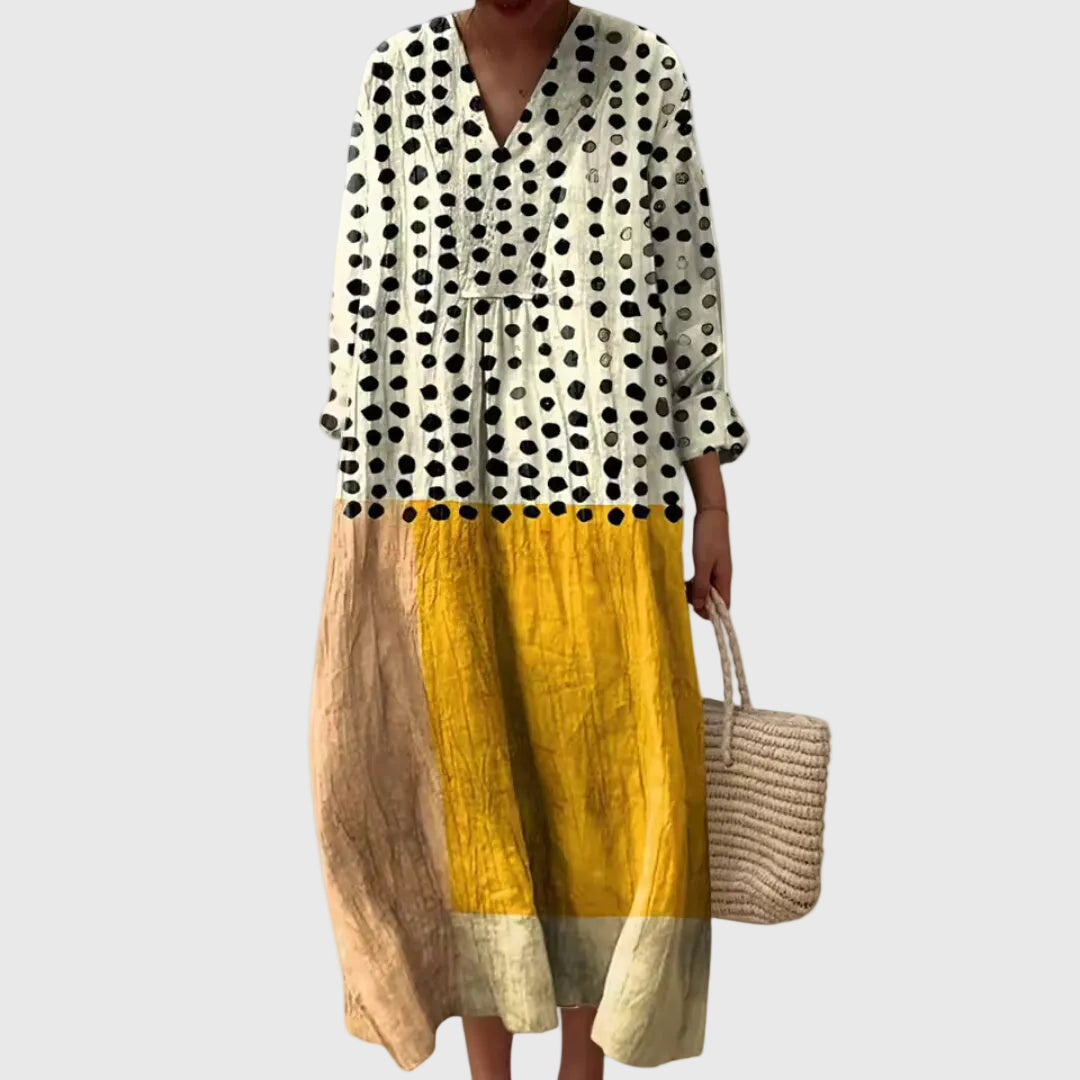 Nanette - Geometric Print Midi Dress