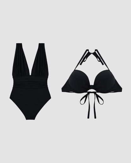 Karina - V-Neck Sculpting Swimsuit