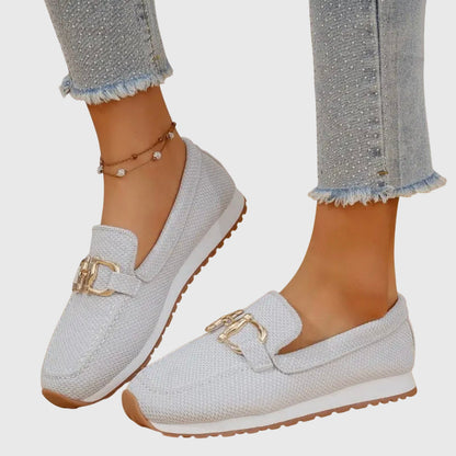 Orlena - Mesh Horsebit Loafers
