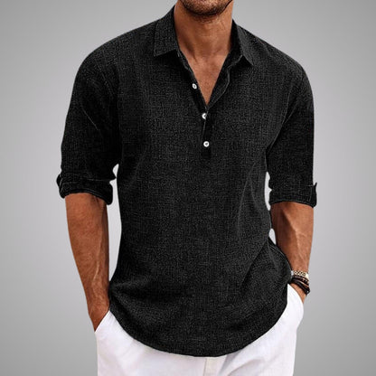 Lionel - Lightweight Button-Front Shirt