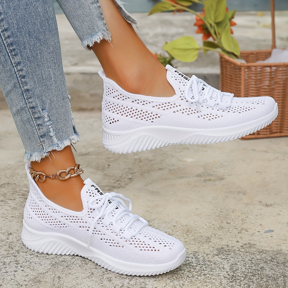 Elowen - Breathable Walking Trainers
