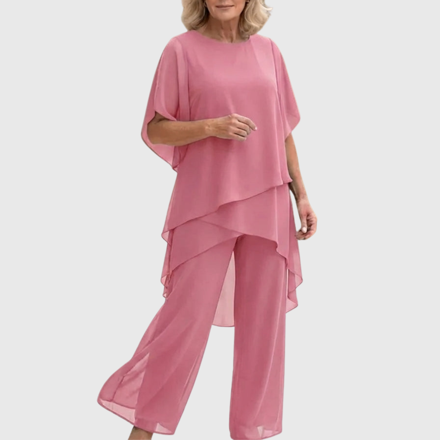 Angelina - Draped Top Palazzo Set