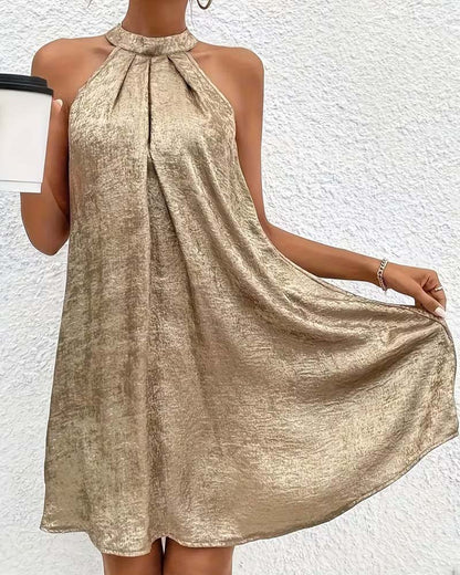 Vesna - A-Line Halter Dress