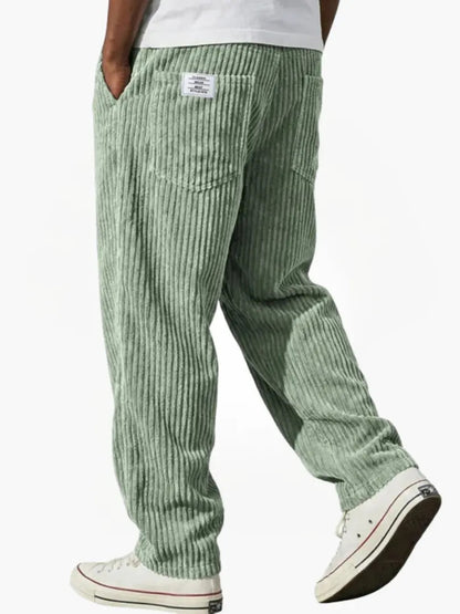 Dalton - Fine Cord Drawstring Trousers