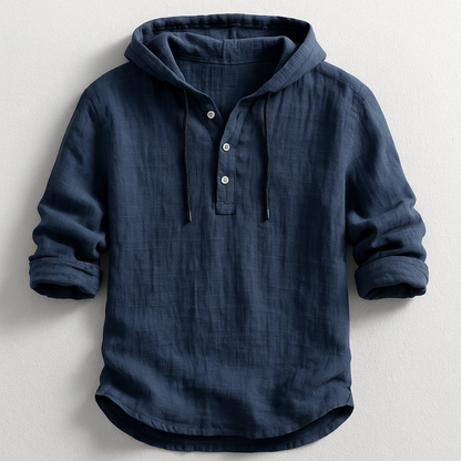 Sereno - Linen Drawcord Hoodie