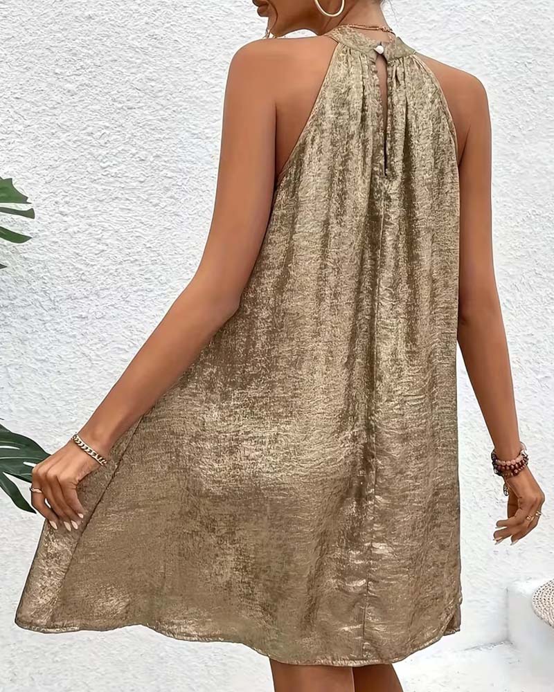 Vesna - A-Line Halter Dress