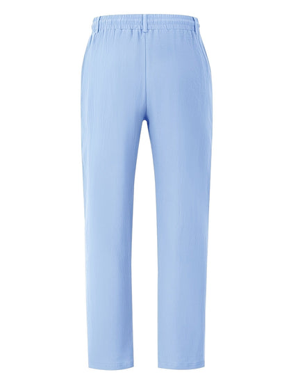 Salvatore - Men's Linen Drawstring Trousers