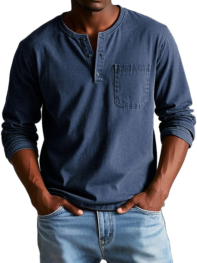 Marwick - Long-Sleeve Henley Shirt