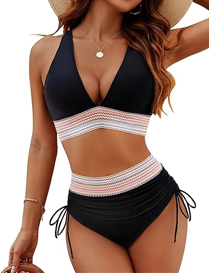 Taleya - High-Waist Push-Up Bikini Set