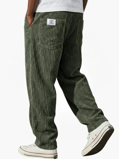 Dalton - Fine Cord Drawstring Trousers