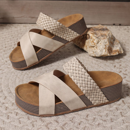 Jada - Contoured Leather Sandals