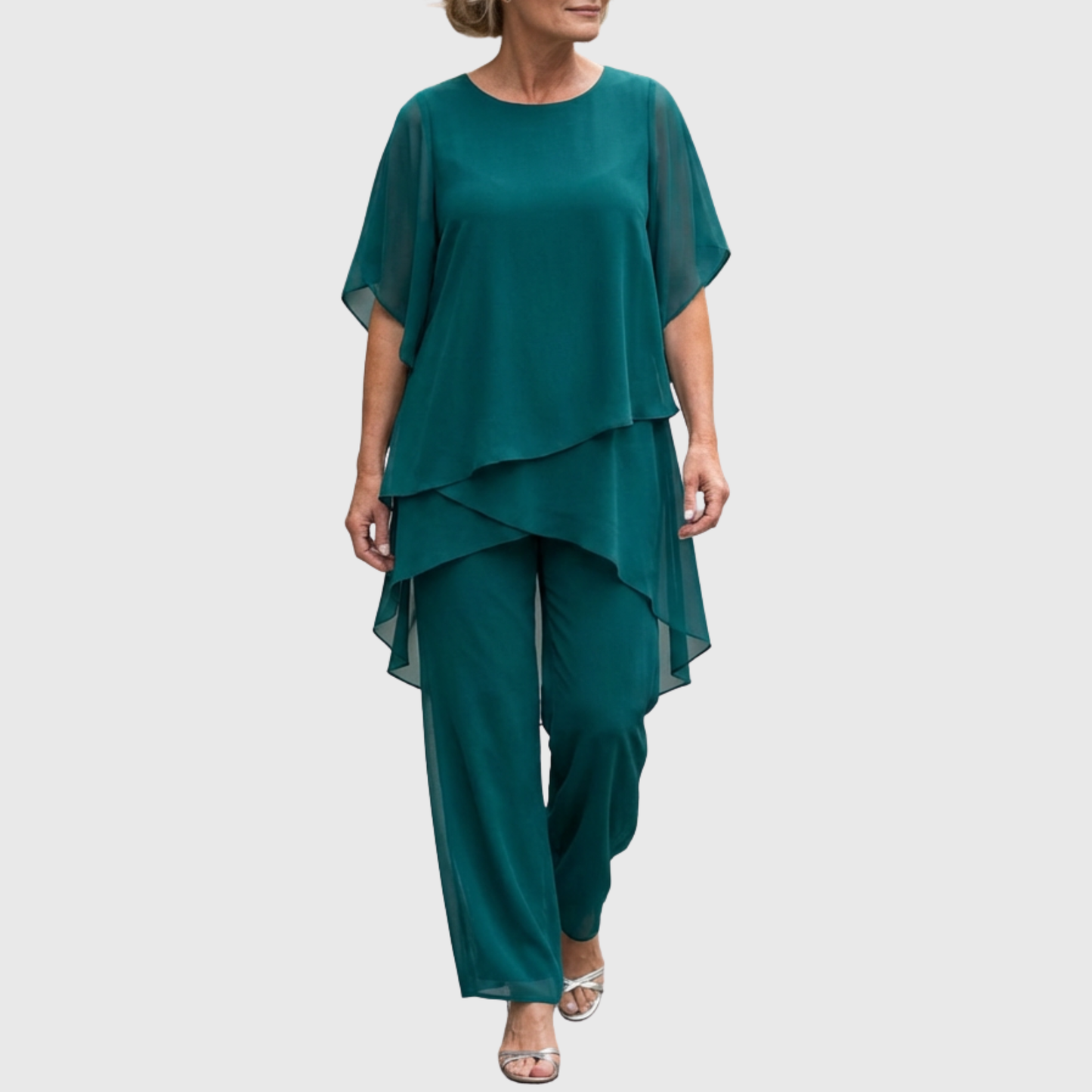Ondara - High-Draped Palazzo Set