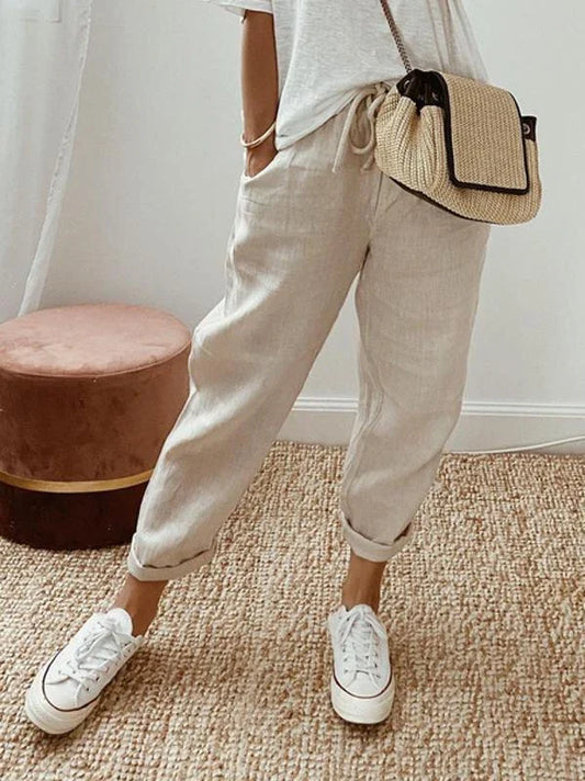 Agatha - High-Waist Pull-On Trousers