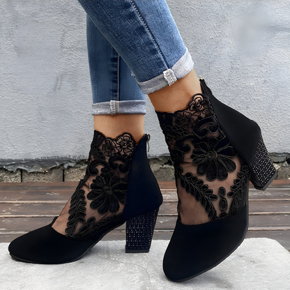 Aisha - Wide-Toe Comfort Heels