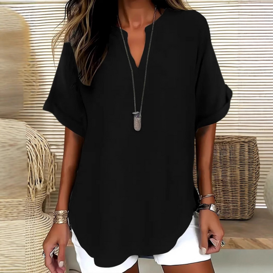 Althea - Relaxed Short-Sleeve Top