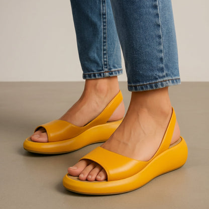 Elowen - Leather Platform Sandals