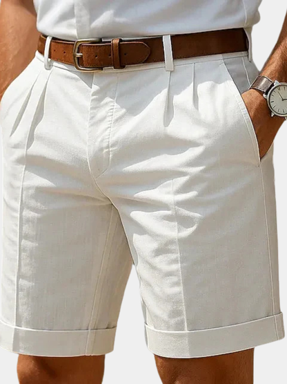 Valeron - Tailored Pleated Shorts