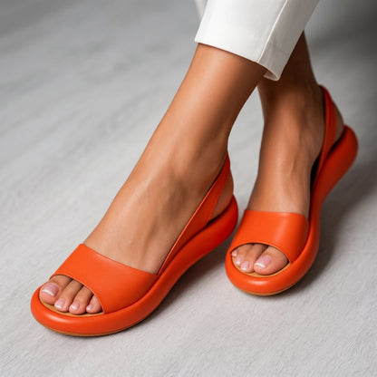 Elowen - Leather Platform Sandals
