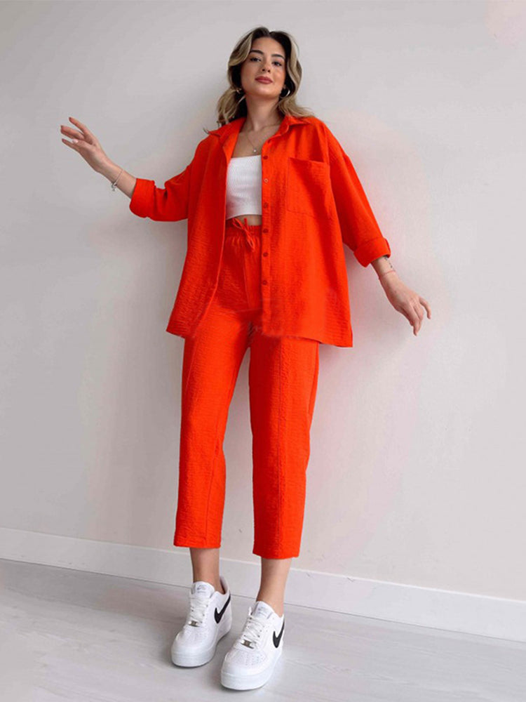 Carla - Linen Matching Set