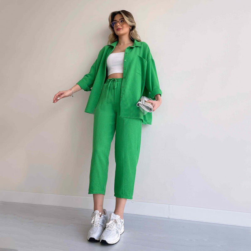 Carla - Linen Matching Set