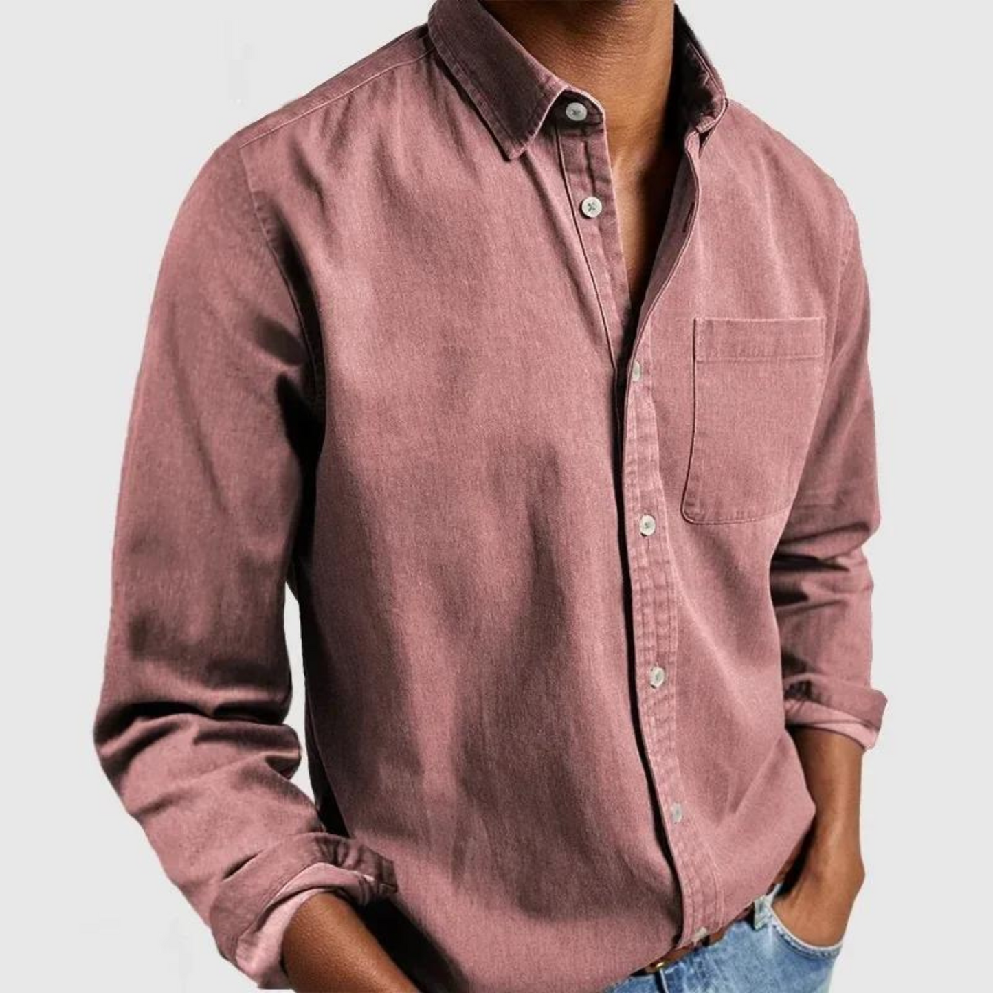 Dominick - Men's All-Season Cotton Shirt