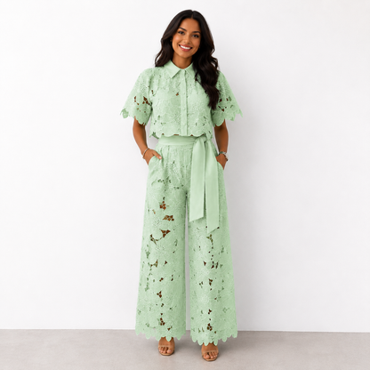 Isabela - Embroidered Lace Co-ord