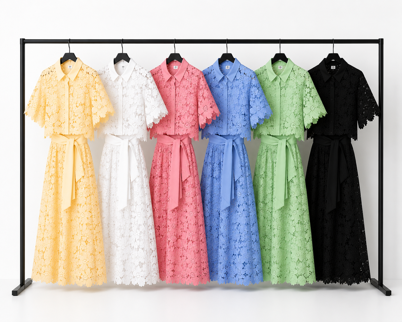 Isabela - Embroidered Lace Co-ord