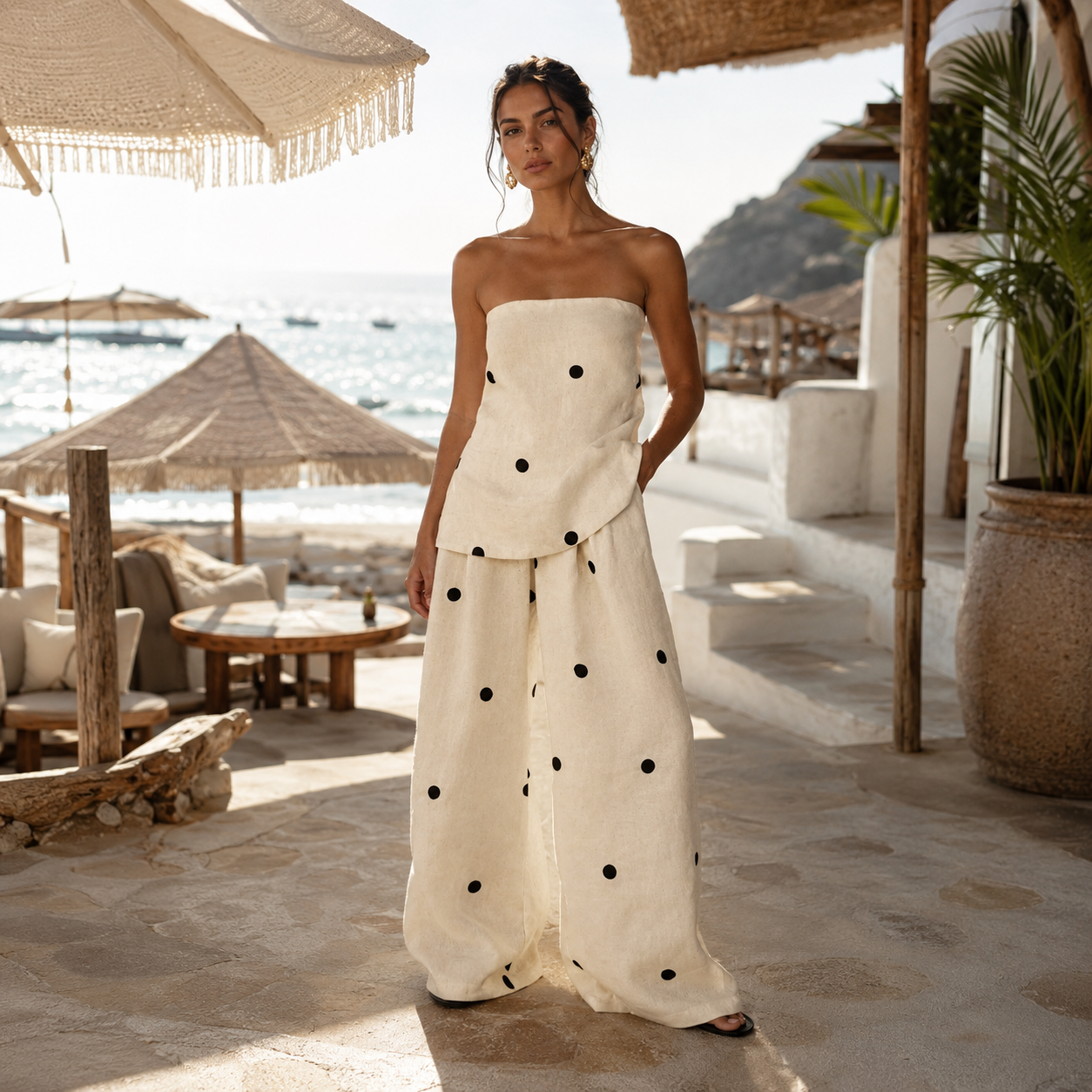 Alma - Dot Print Co-Ord Set