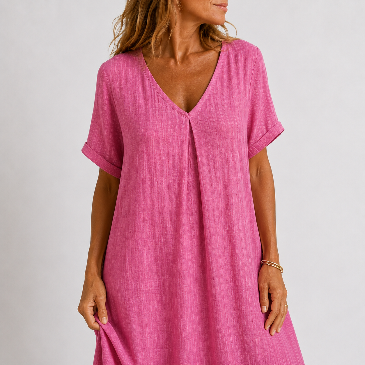 Aveline - Flowing V-Neck Maxi Dress