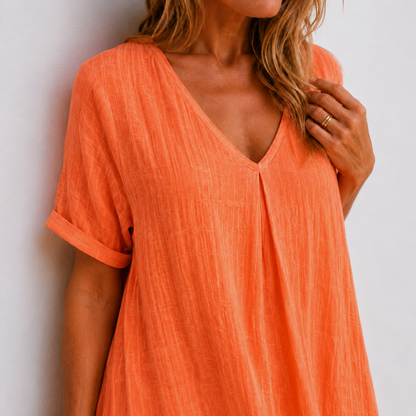 Aveline - Flowing V-Neck Maxi Dress