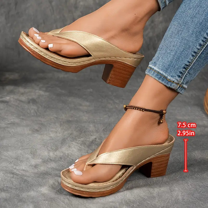Seloria - Supportive Heeled Slippers