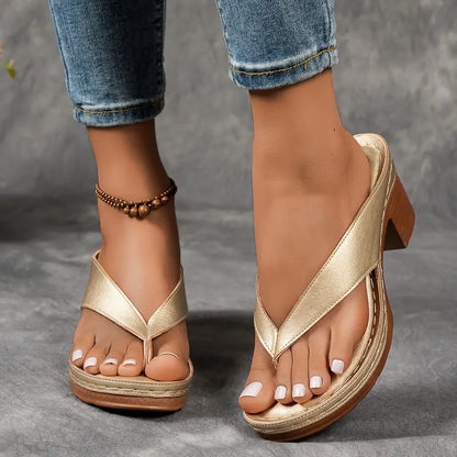 Seloria - Supportive Heeled Slippers
