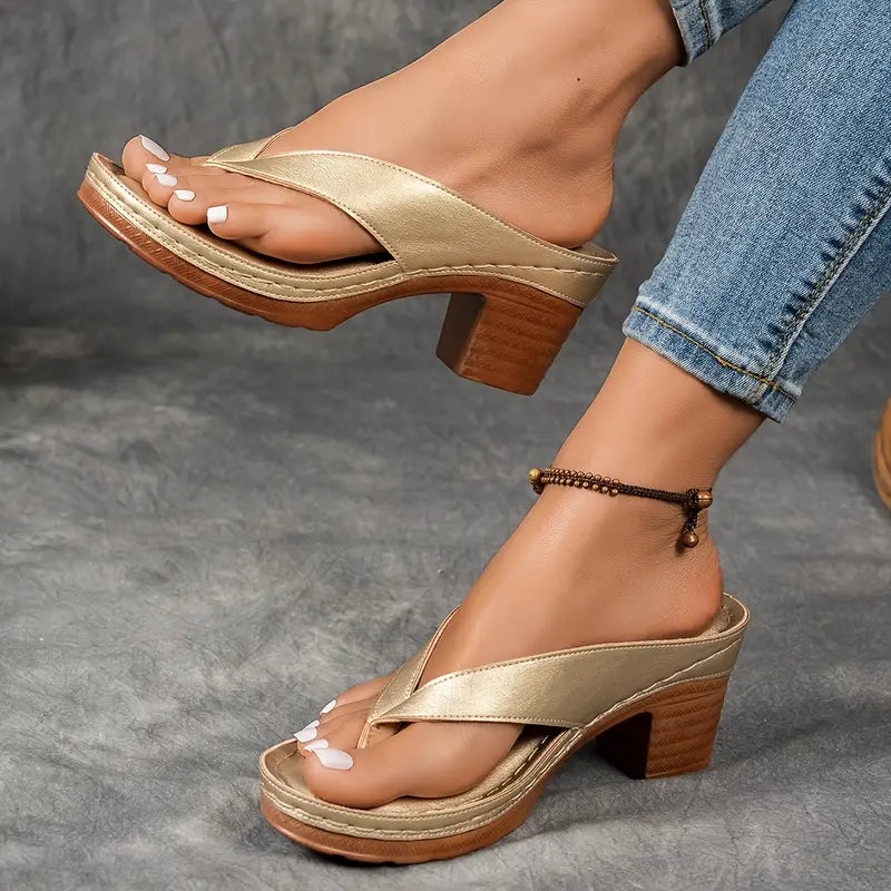 Seloria - Supportive Heeled Slippers
