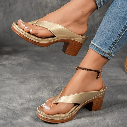Seloria - Supportive Heeled Slippers