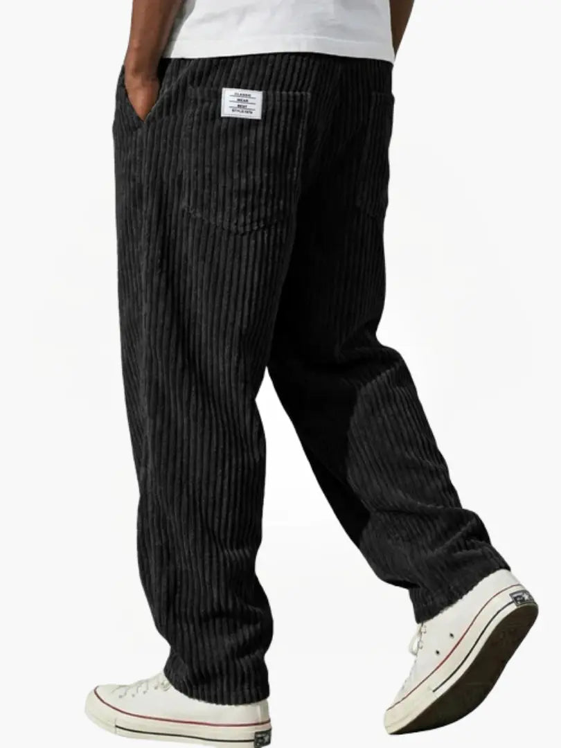 Dalton - Fine Cord Drawstring Trousers