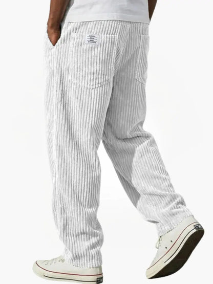 Dalton - Fine Cord Drawstring Trousers