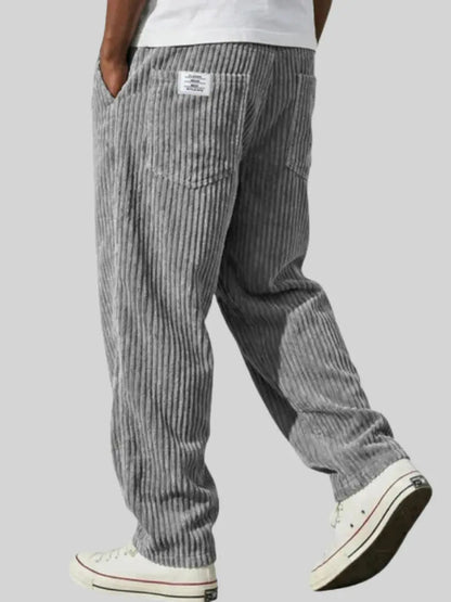 Dalton - Fine Cord Drawstring Trousers