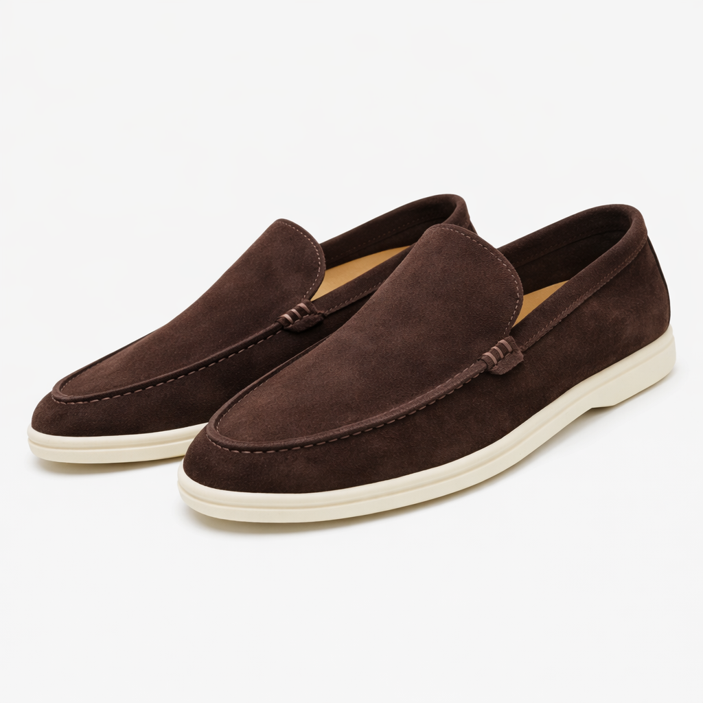 Nevaro - Suede-Look Loafers