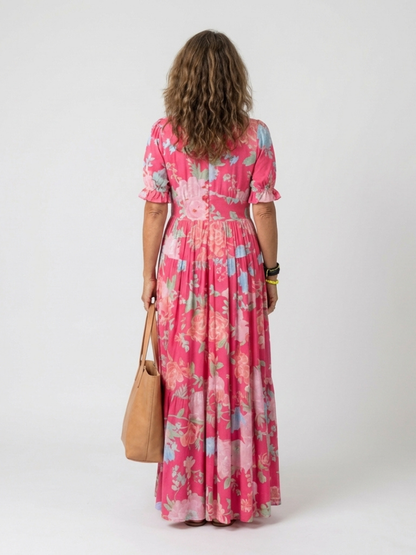 Kristi - Floral Midi Dress