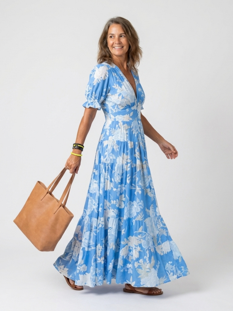 Kristi - Floral Midi Dress